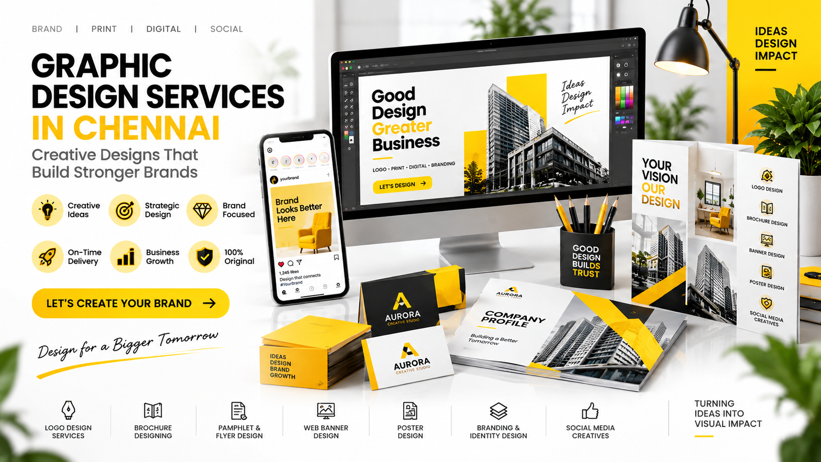 Professional Graphic Design Services in Chennai - Logo, Branding &amp; Print Design